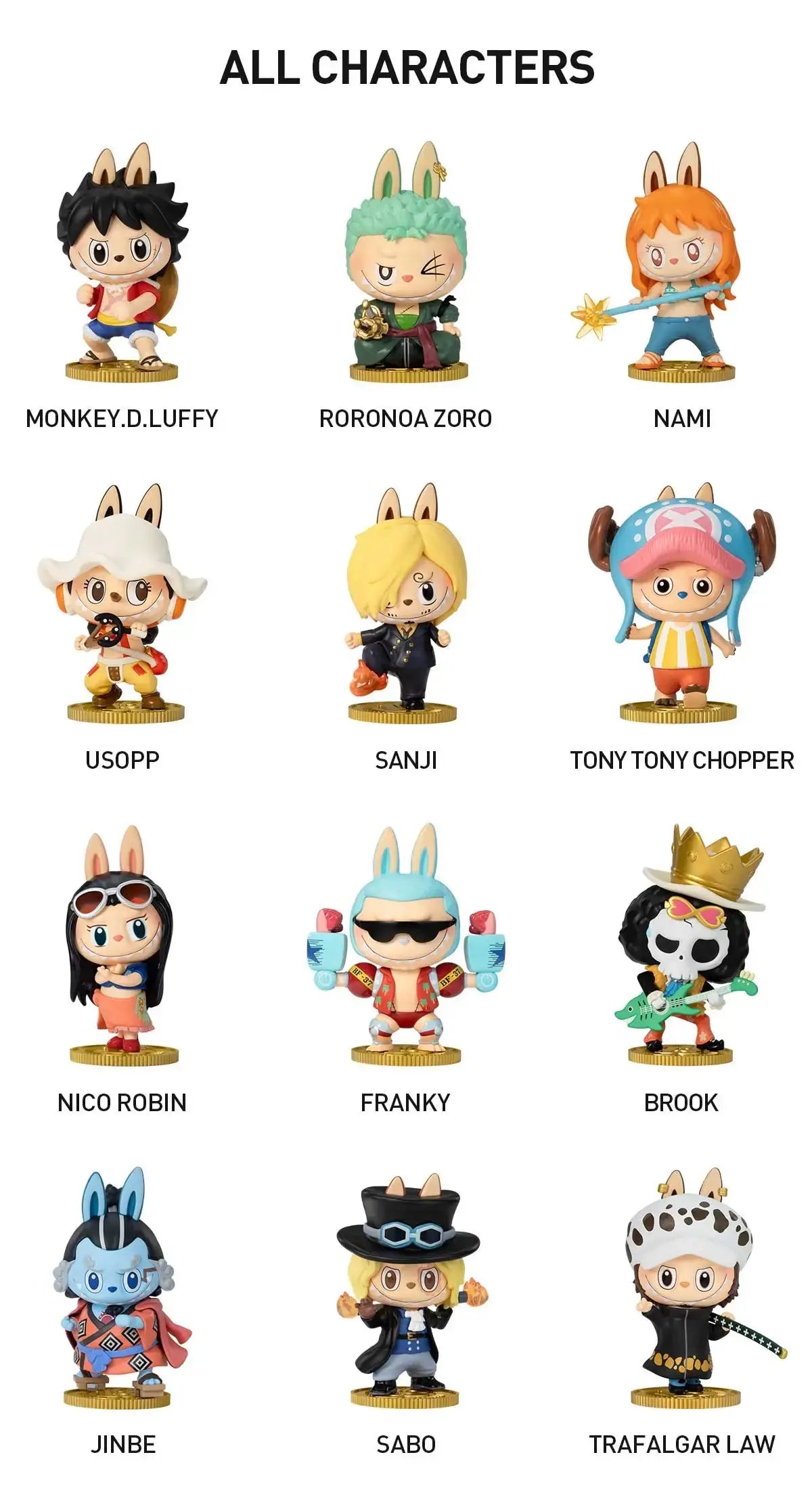 [In Stock] POPMART One Piece Series Figures Labubu (SEALED)