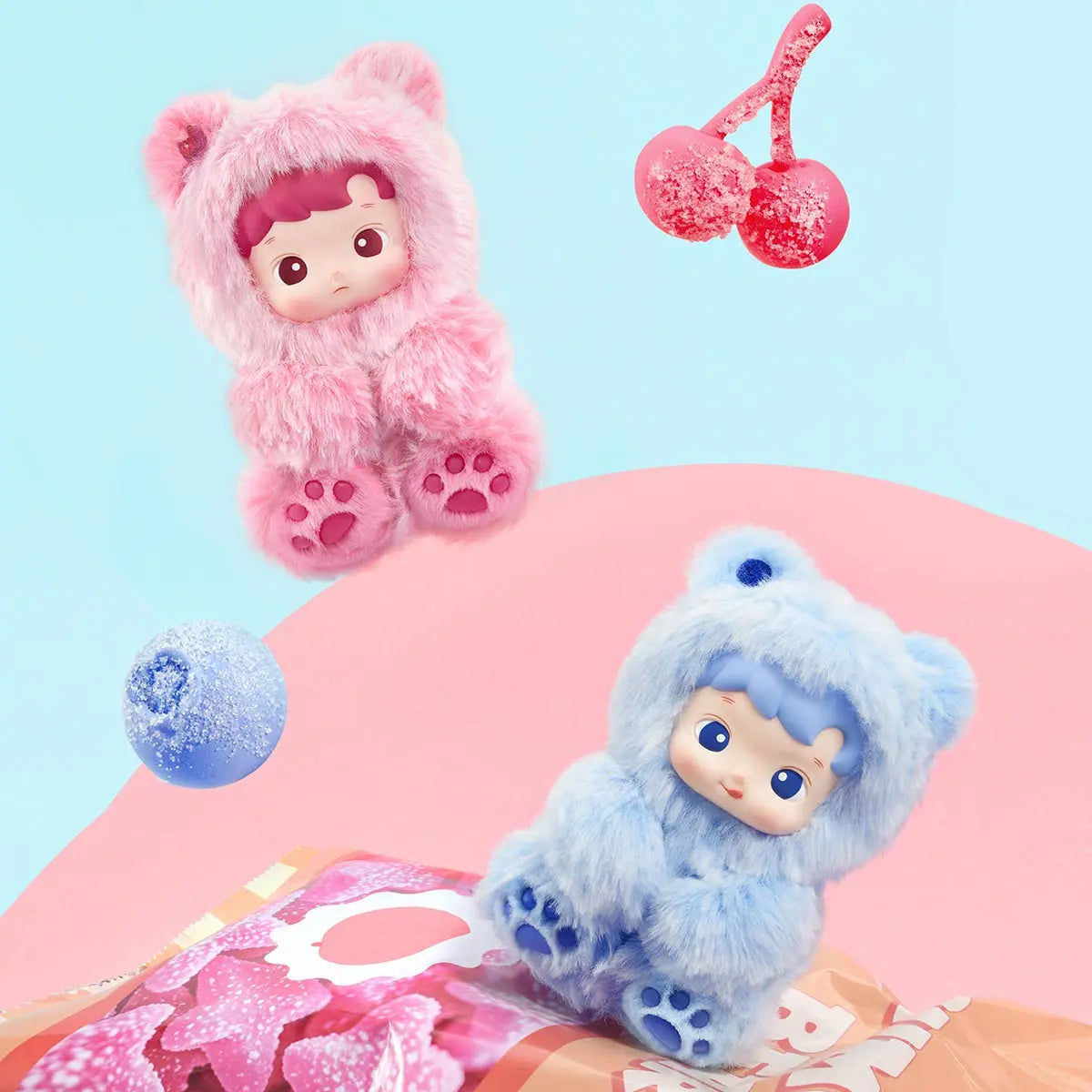 [In Stock] POPMART HACIPUPU Gummy Bear Series-Vinyl Plush Pendant Blind Box (SEALED)