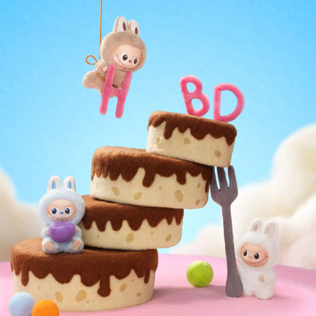 [CHOOSE YOUR LETTERS OPTION!] [IN STOCK] POPMART Labubu Pin for Love