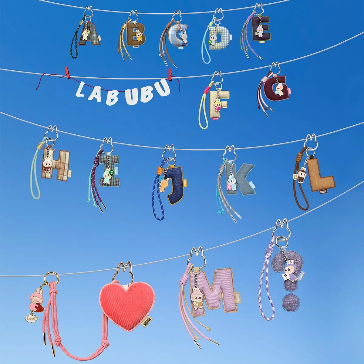 [CHOOSE YOUR LETTERS OPTION!] [IN STOCK] POPMART Pin for Love Series- Letter PENDANT Blind Box