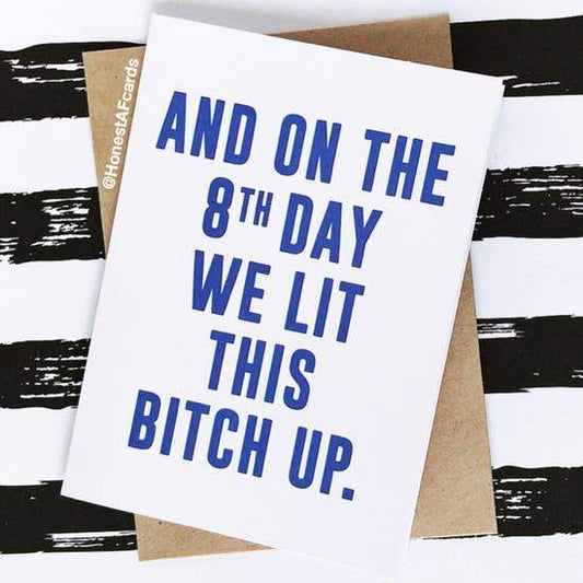 HONEST AF CARDS - And On The 8th Day Card Honest AF Cards 