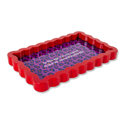 Uncomfortable Lacquer Tray