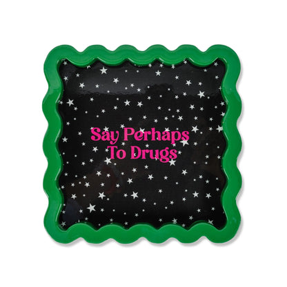 Perhaps to Drugs Lacquer Tray