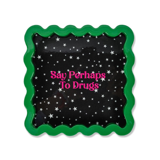 Perhaps to Drugs Lacquer Tray