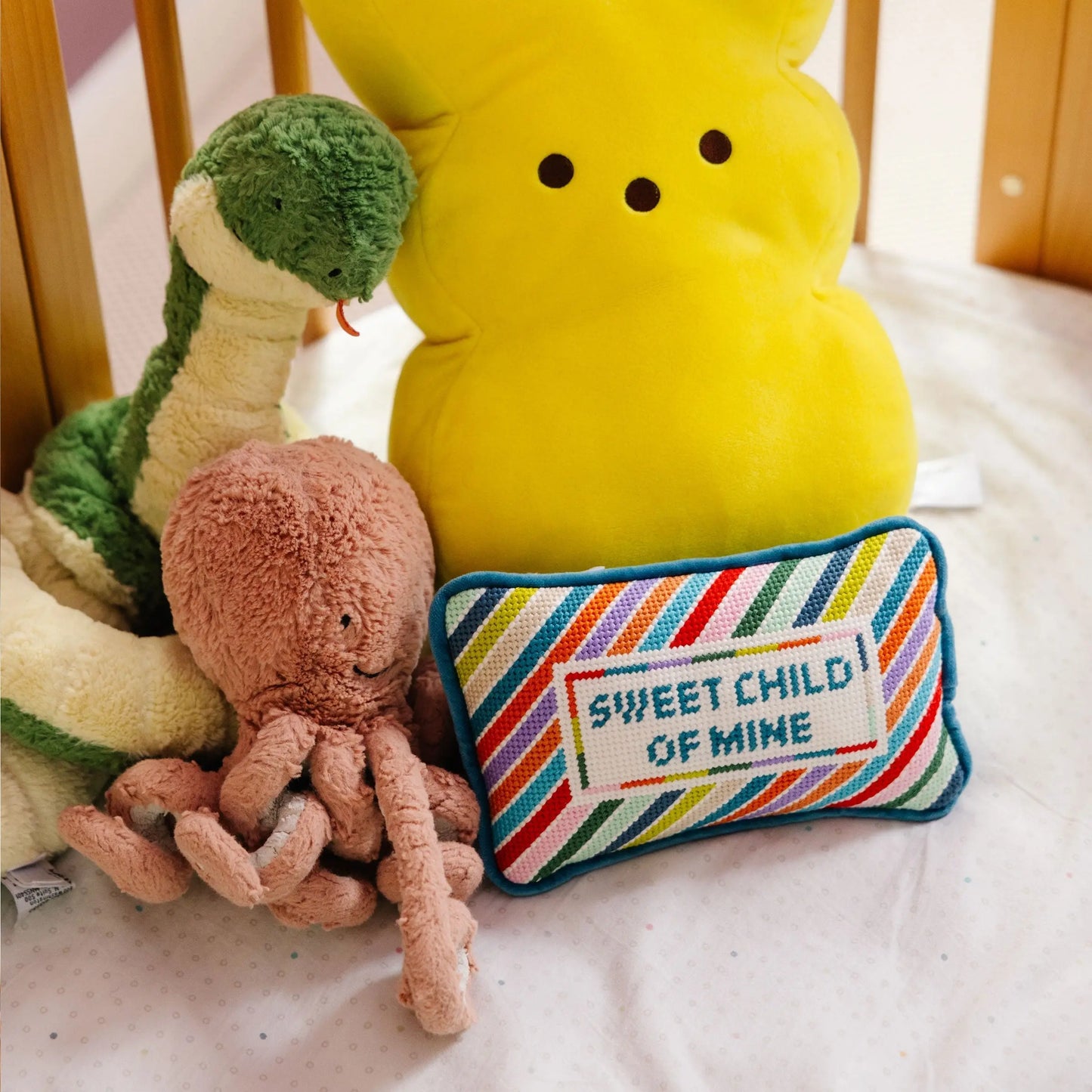 Sweet Child Of Mine Mini Needlepoint Pillow