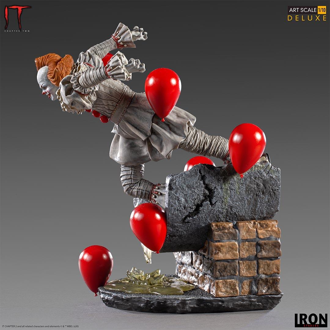 IRON STUDIOS - Pennywise Deluxe Art Scale 1/10 - IT Chapter Two Collectible Iron Studios 