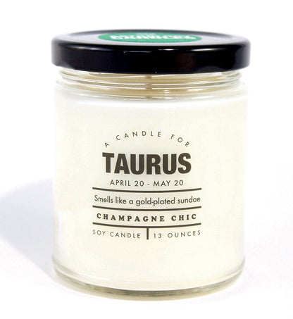 WHISKEY RIVER CO - Astrology Candles Eight3Five Inc Taurus 