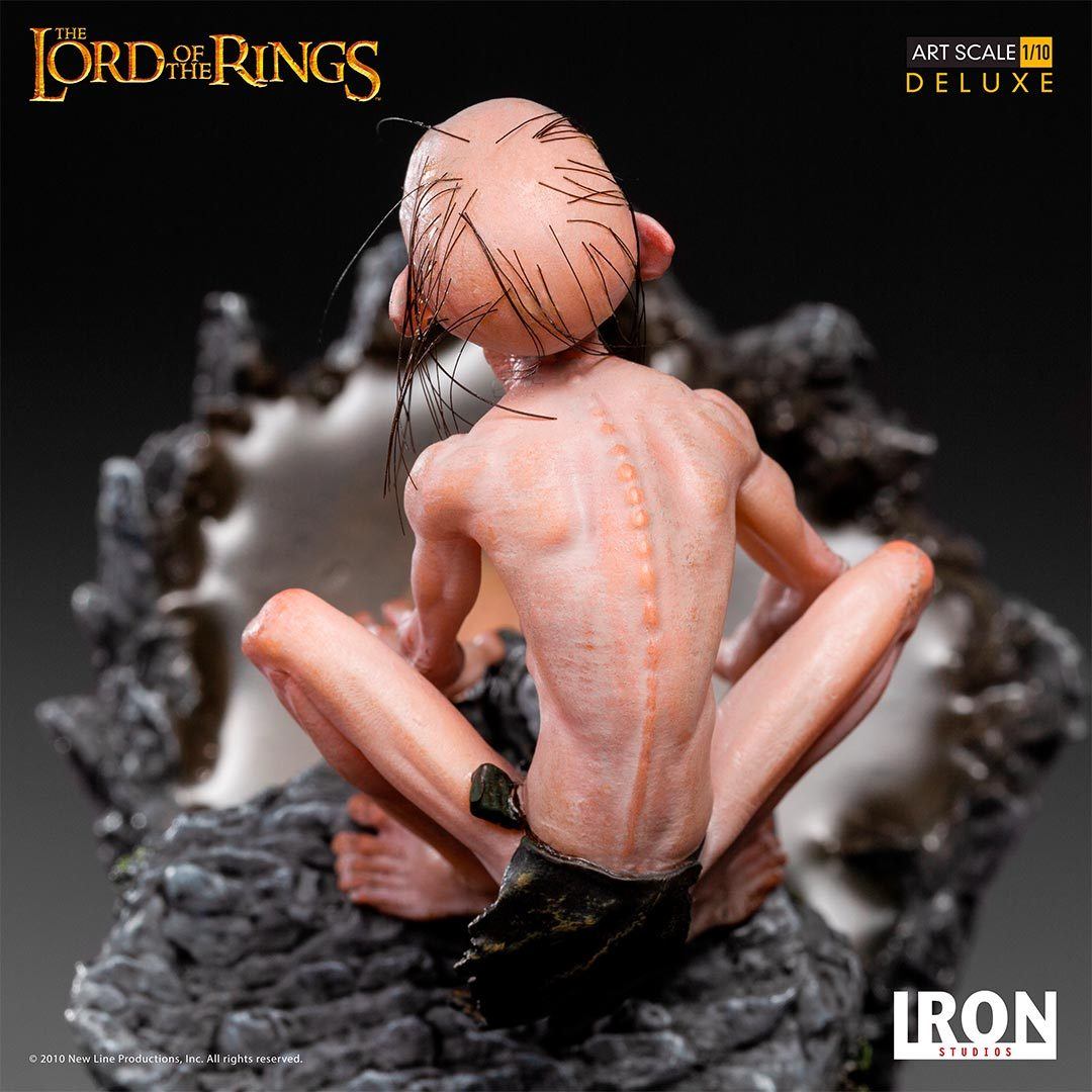 IRON STUDIOS - Gollum Deluxe Art Scale 1/10 - Lord of the Rings Collectible Iron Studios 