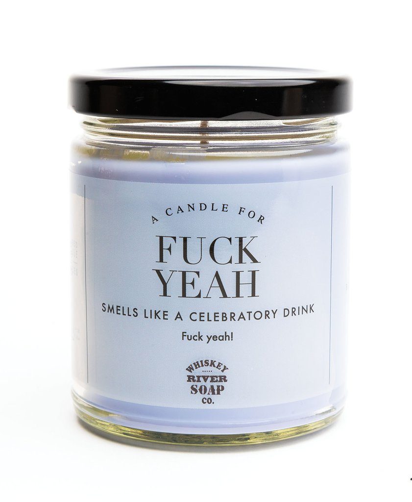 WHISKEY RIVER CO - WTF Candles Whiskey River Soap Co Fuck Yea 