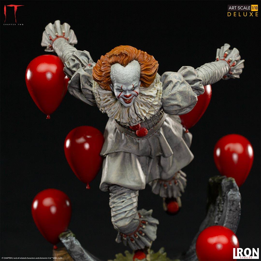 IRON STUDIOS - Pennywise Deluxe Art Scale 1/10 - IT Chapter Two Collectible Iron Studios 