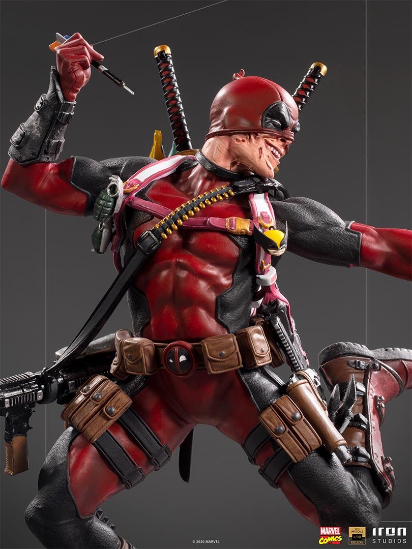 IRON STUDIOS Deadpool Deluxe BDS Art Scale 1/10 - Marvel Comics Scale Models Iron Studios 