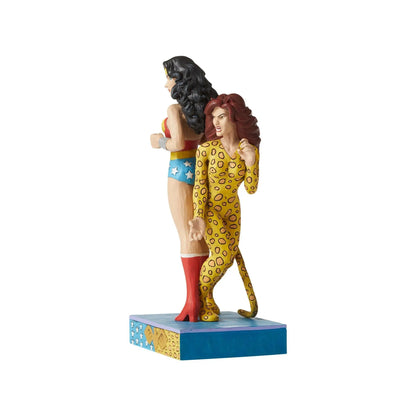 DC COMICS By JIM SHORE - Wonder Woman & Cheetah Collectible Enesco 