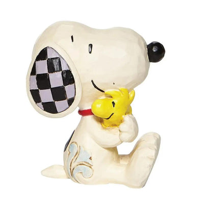 PEANUTS By Jim Shore - Mini Snoopy & Woodstock Hugging Collectible Enesco 
