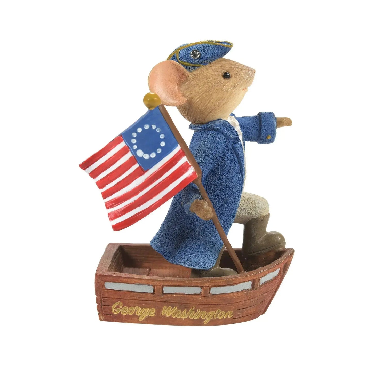 TAILS WITH HEART George Washington Mouse Collectible Enesco 