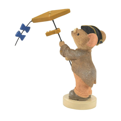 TAILS WITH HEART Benjamin Franklin Mouse Collectible Enesco 