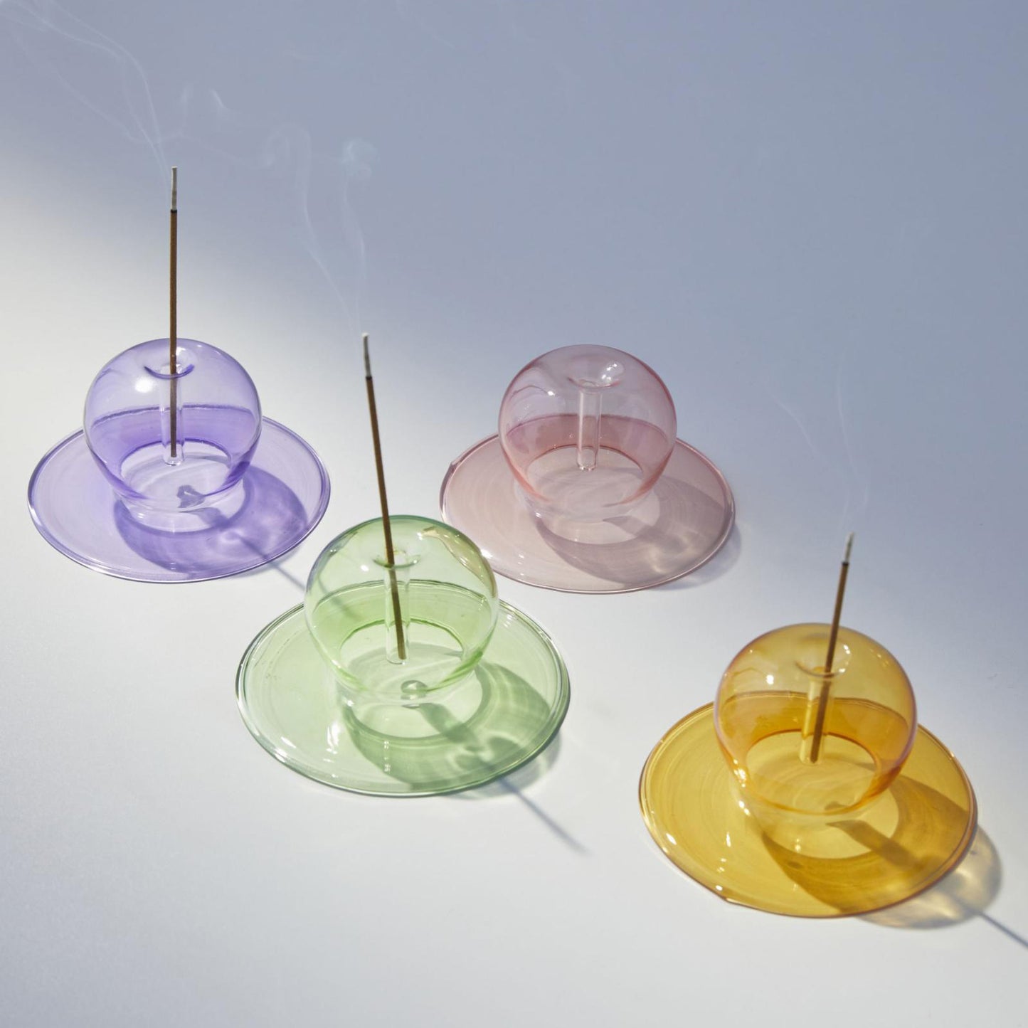 Bubble Glass Incense holder