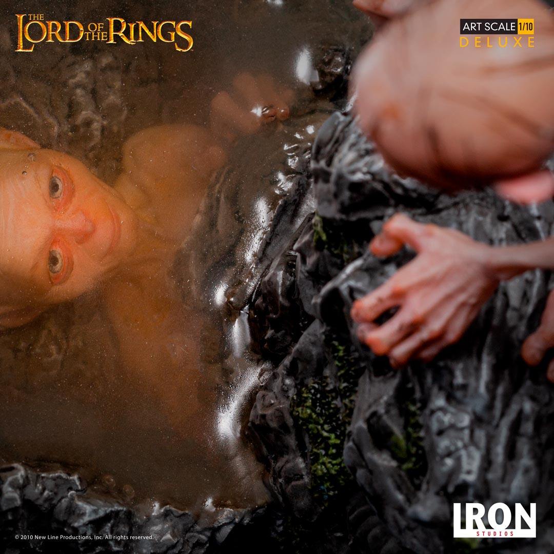 IRON STUDIOS - Gollum Deluxe Art Scale 1/10 - Lord of the Rings Collectible Iron Studios 