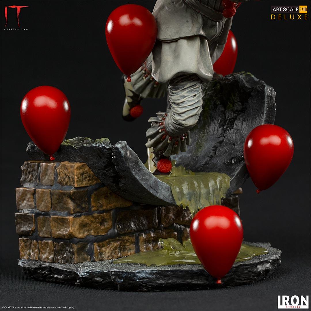 IRON STUDIOS - Pennywise Deluxe Art Scale 1/10 - IT Chapter Two Collectible Iron Studios 