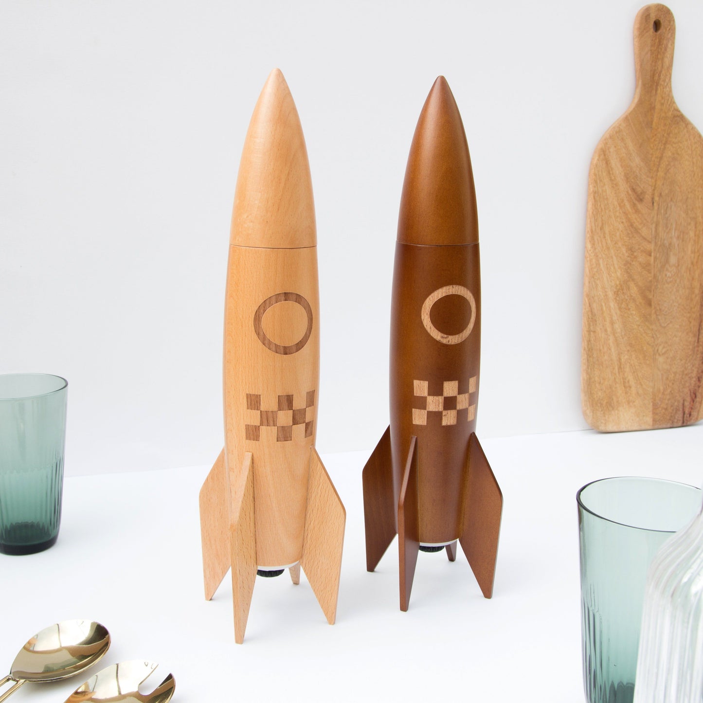 Rocket Salt & Pepper Mill - Dark Finish