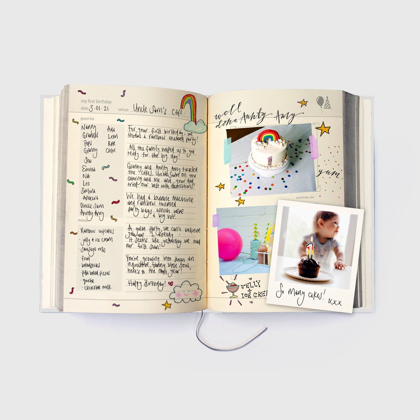 SUCK UK My Baby Book Journal Suck UK 