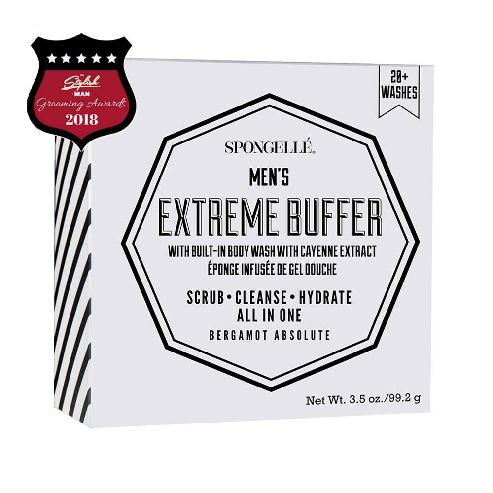 SPONGELLE Men's Extreme Buffer - Bergamot Absolute Body Wash Spongelle 