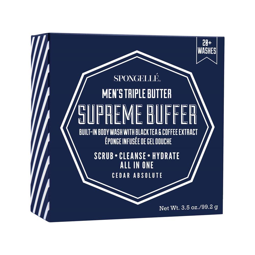 SPONGELLE Men's Supreme Buffer - Cedar Absolute Body Wash Spongelle 