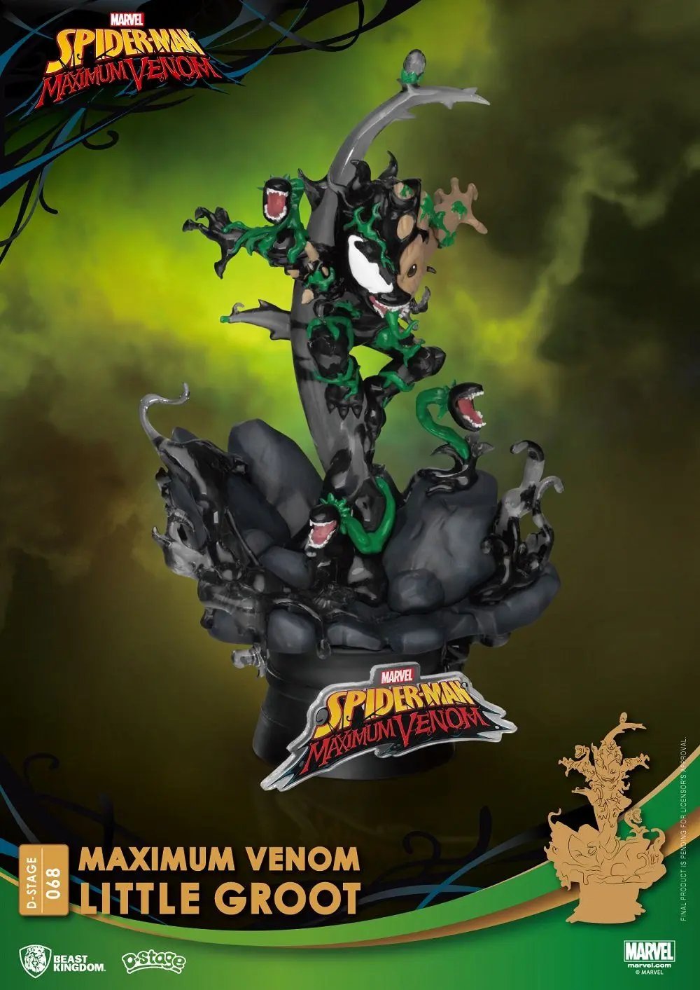 D-STAGE Maximum Venom - Little Groot Collectible Ultra Tokyo Connection 