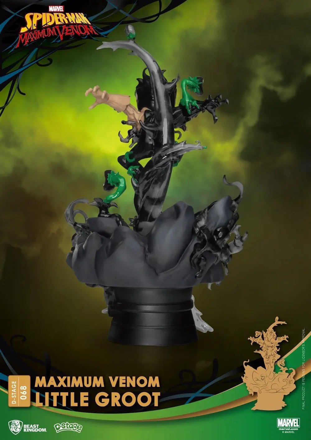 D-STAGE Maximum Venom - Little Groot Collectible Ultra Tokyo Connection 