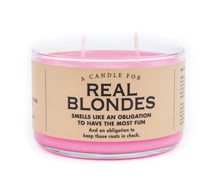 WHISKEY RIVER SOAP CO - Candle For Real Blondes Candle Whiskey River Soap Co 