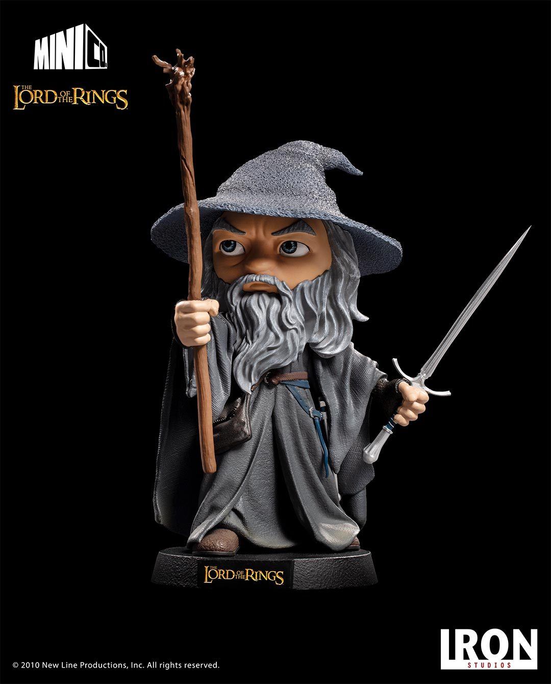 IRON STUDIOS MiniCo Gandalf - Lord Of The Rings Collectible Iron Studios 