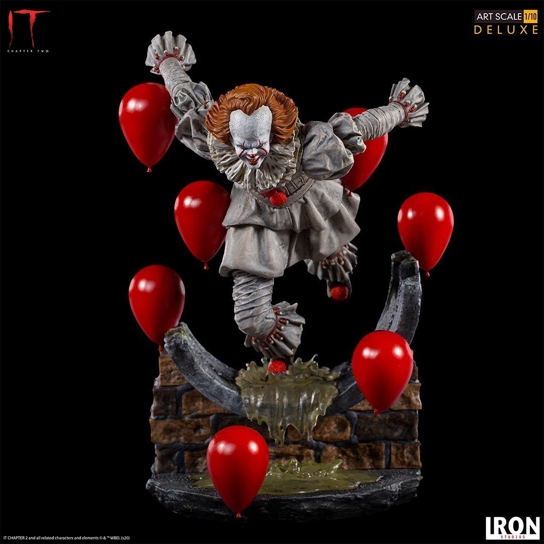 IRON STUDIOS - Pennywise Deluxe Art Scale 1/10 - IT Chapter Two Collectible Iron Studios 