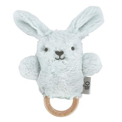 BAXTER BUNNY - Soft Rattle Toy Plush O.B. Designs 