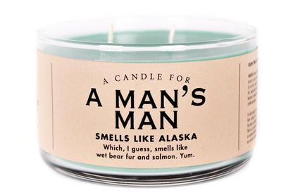 WHISKEY RIVER SOAP CO - A Man's Man Duo Candle Whiskey River Soap Co 