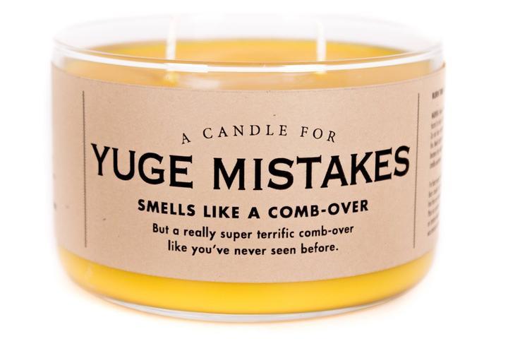 WHISKEY RIVER SOAP CO - Yuge Mistakes Candle Whiskey River Soap Co 