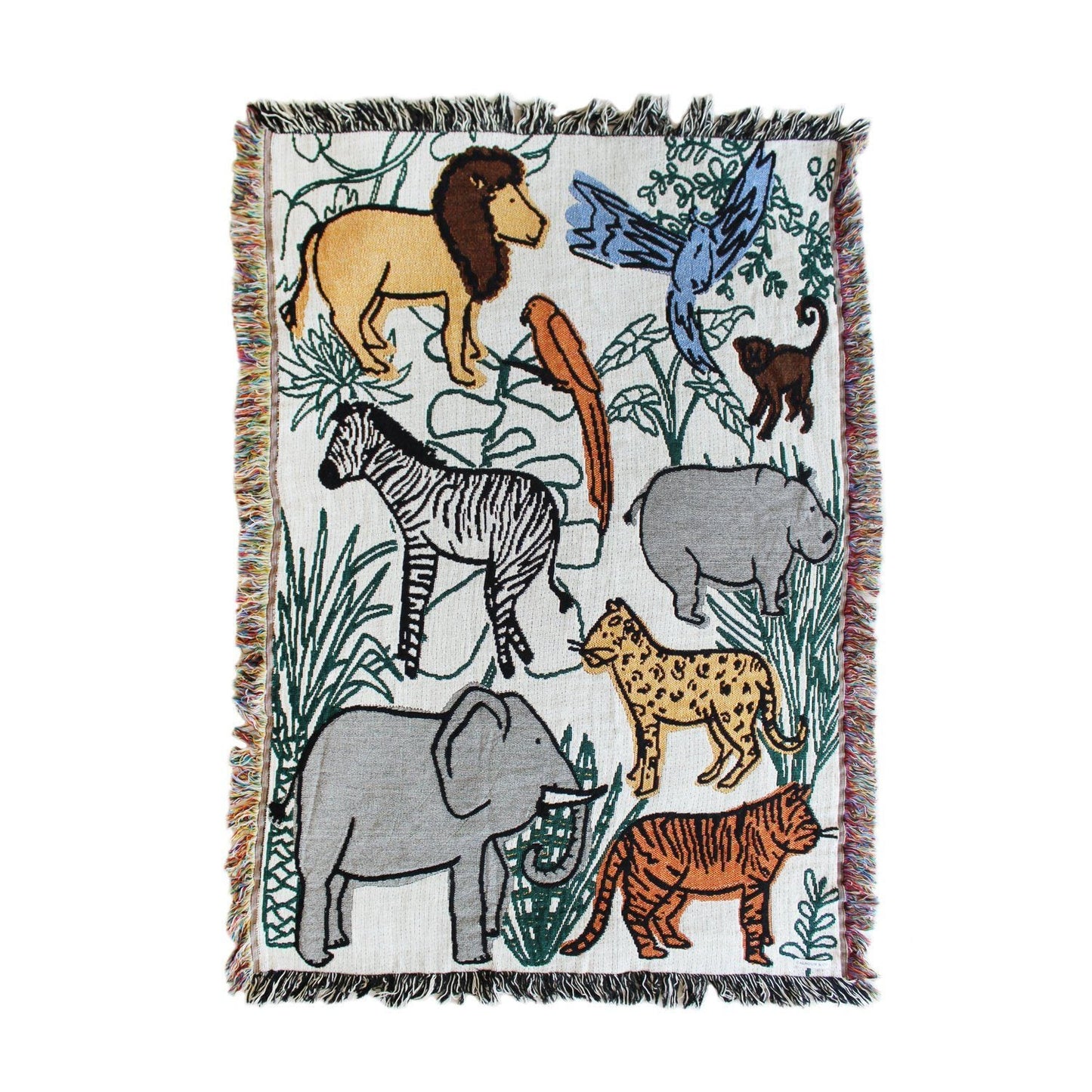 CALHOUN & CO - Into the Jungle Mini Blanket Throw Calhoun & Co 