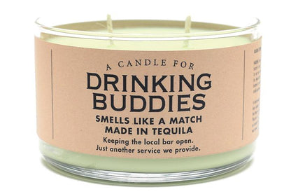 WHISKEY RIVER SOAP CO - Drinking Buddies Duo Candle Whiskey River Soap Co 