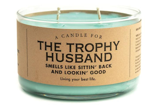 WHISKEY RIVER SOAP CO - Trophy Husbands Duo Candle Whiskey River Soap Co 