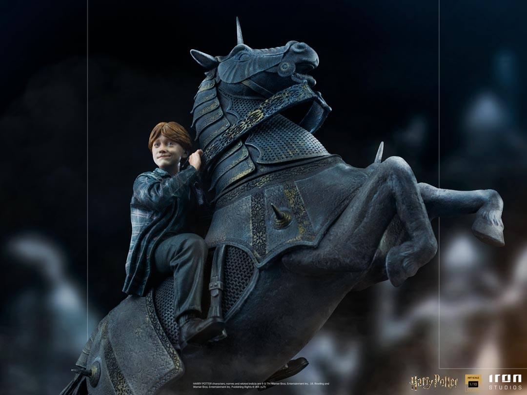 IRON STUDIOS Ron Weasley at The Wizard Chess Deluxe Art Scale 1/10 - Harry Potter Collectibles Iron Studios 