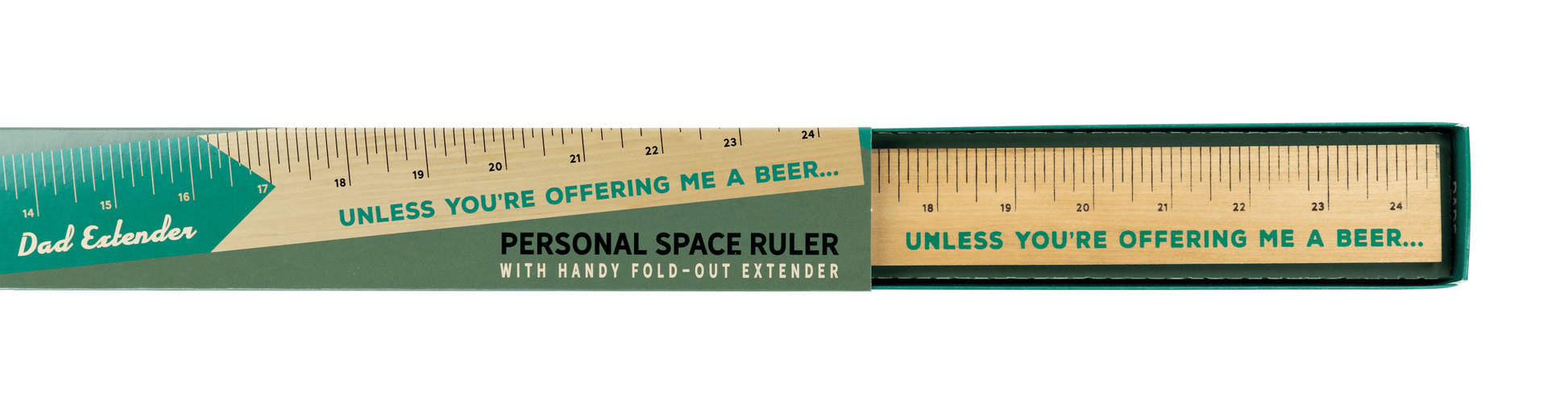 WHISKEY RIVER SOAP CO - Personal Space Ruler For Dads Ruler Whiskey River Soap Co 