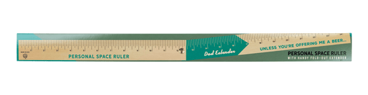 WHISKEY RIVER SOAP CO - Personal Space Ruler For Dads Ruler Whiskey River Soap Co 