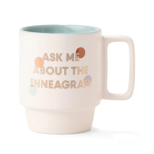 "Ask Me About The Enneagram" - Ceramic Mug Mug Designworks Ink 