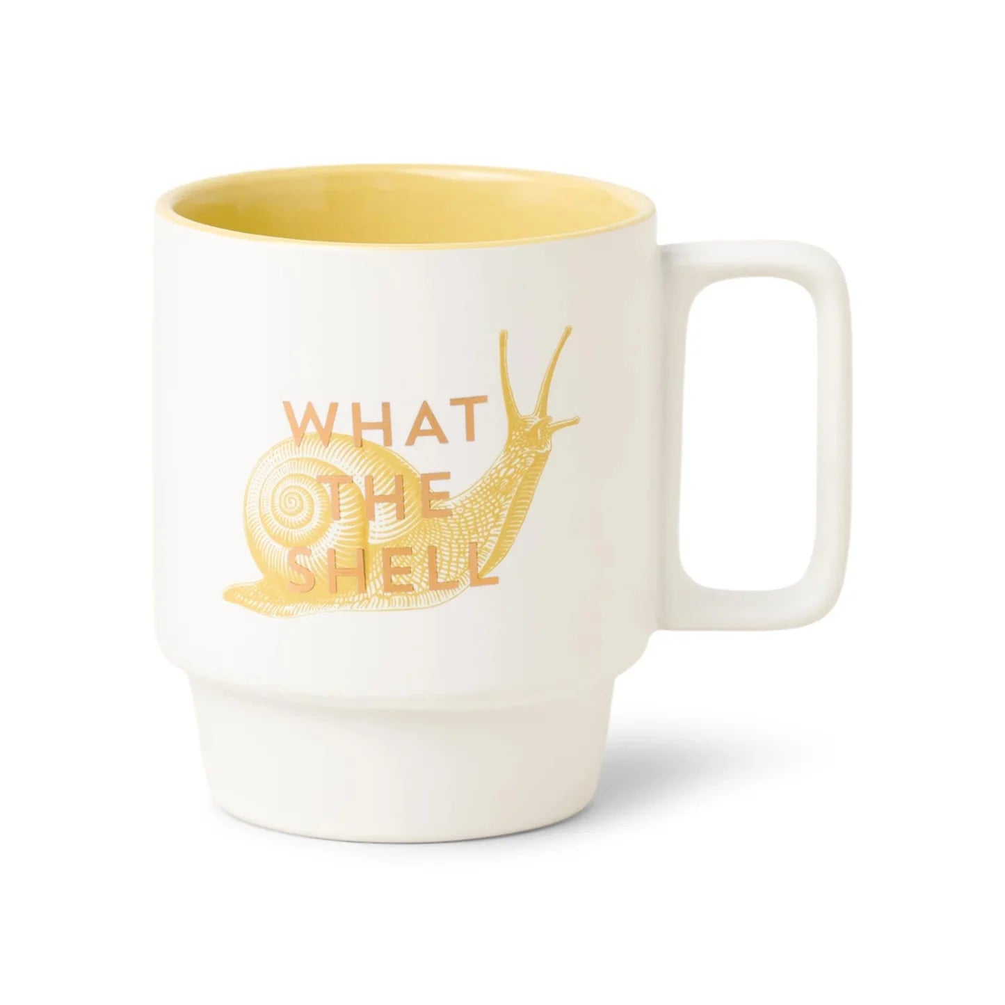 Vintage Sass "What The Shell" - Ceramic Mug Mug Designworks Ink 