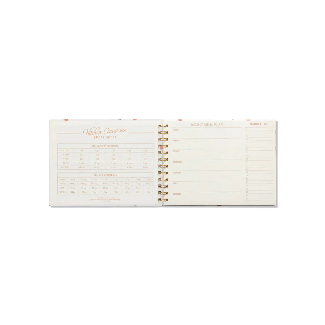 Meal Planner & Market List - Strawberries notepad Designworks Ink 