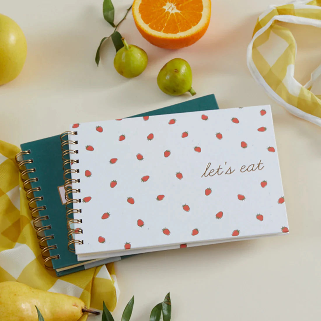 Meal Planner & Market List - Strawberries notepad Designworks Ink 