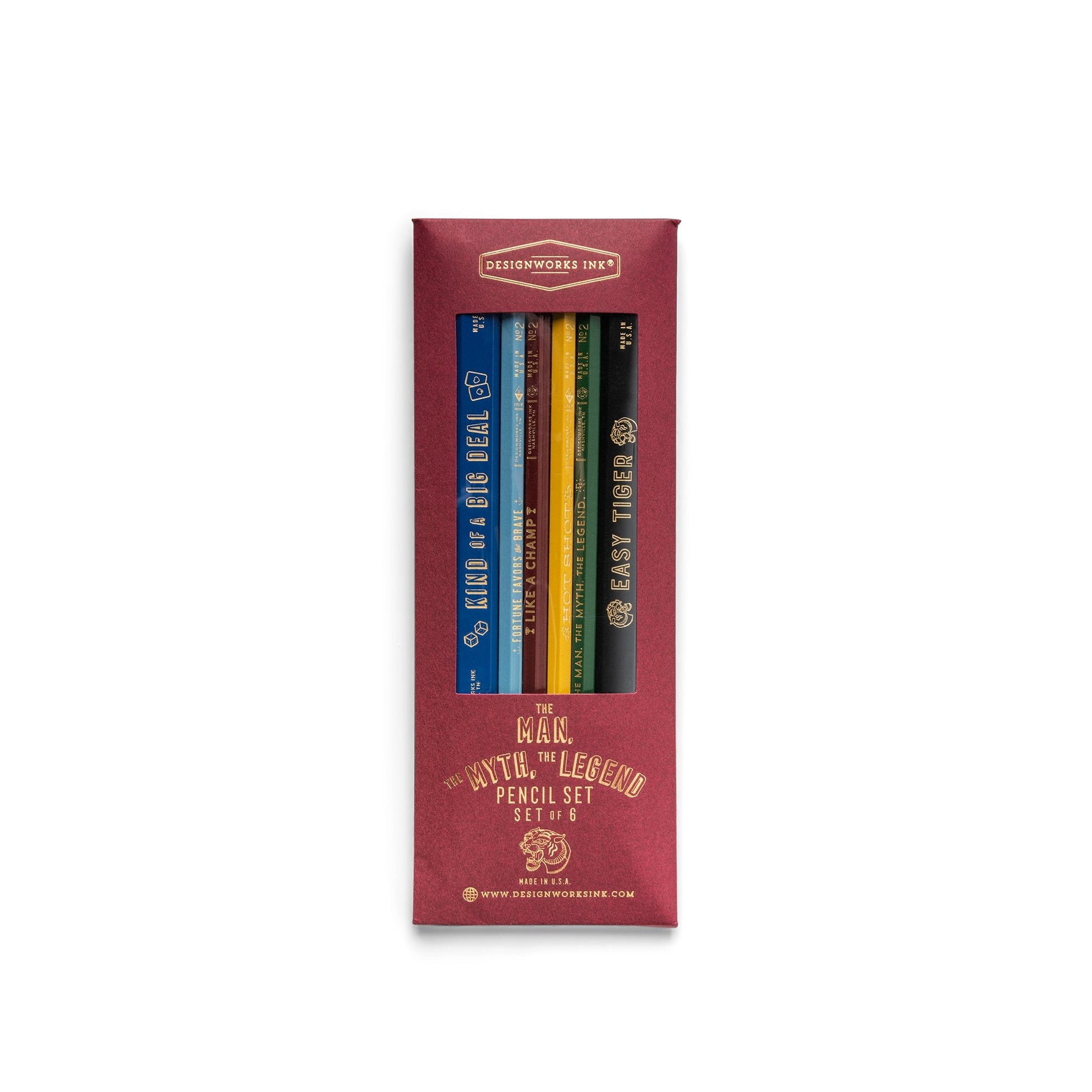 DESIGNWORKS INK - The Man, The Myth, The Legend Pencil Set Pencils Designworks Ink 