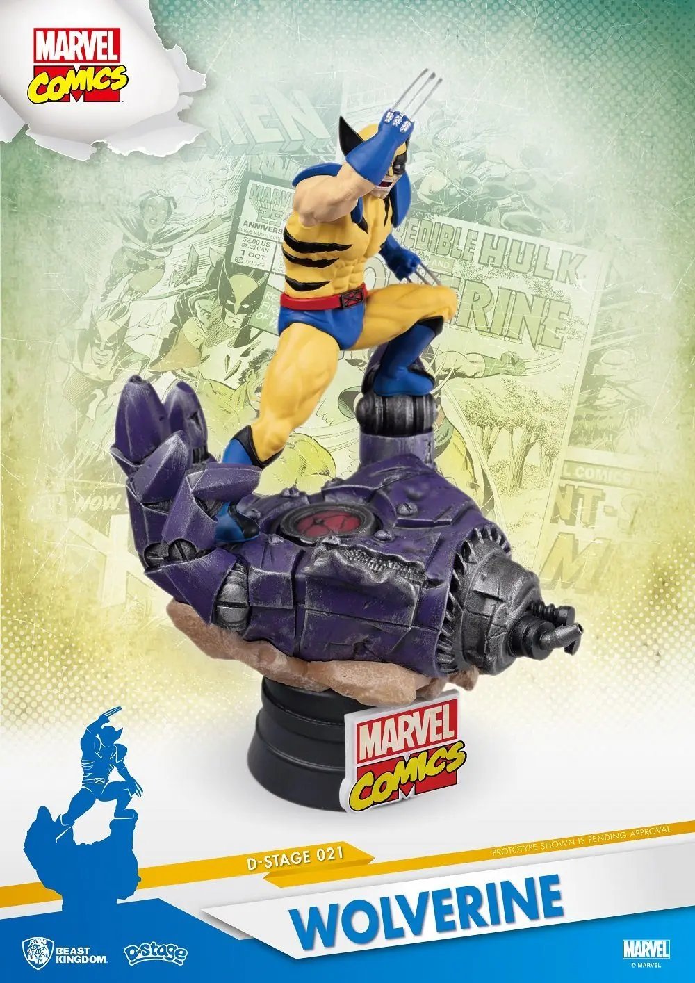 BEAST KINGDOM D-Stage Marvel Comics - Wolverine Collectible Ultra Tokyo Connection 