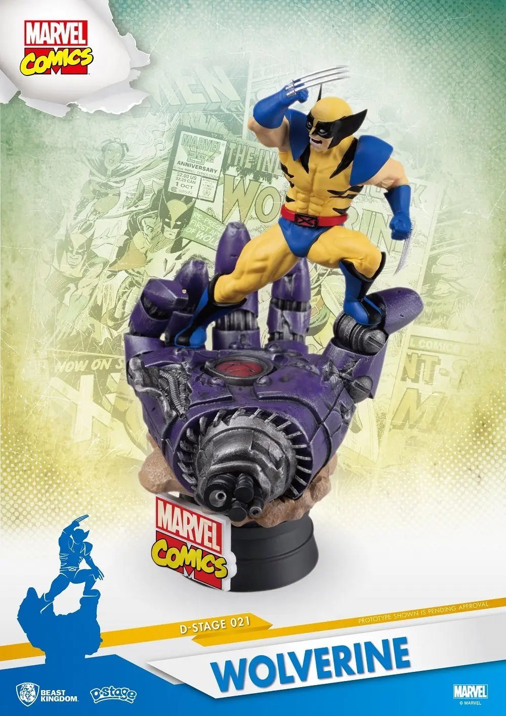 BEAST KINGDOM D-Stage Marvel Comics - Wolverine Collectible Ultra Tokyo Connection 