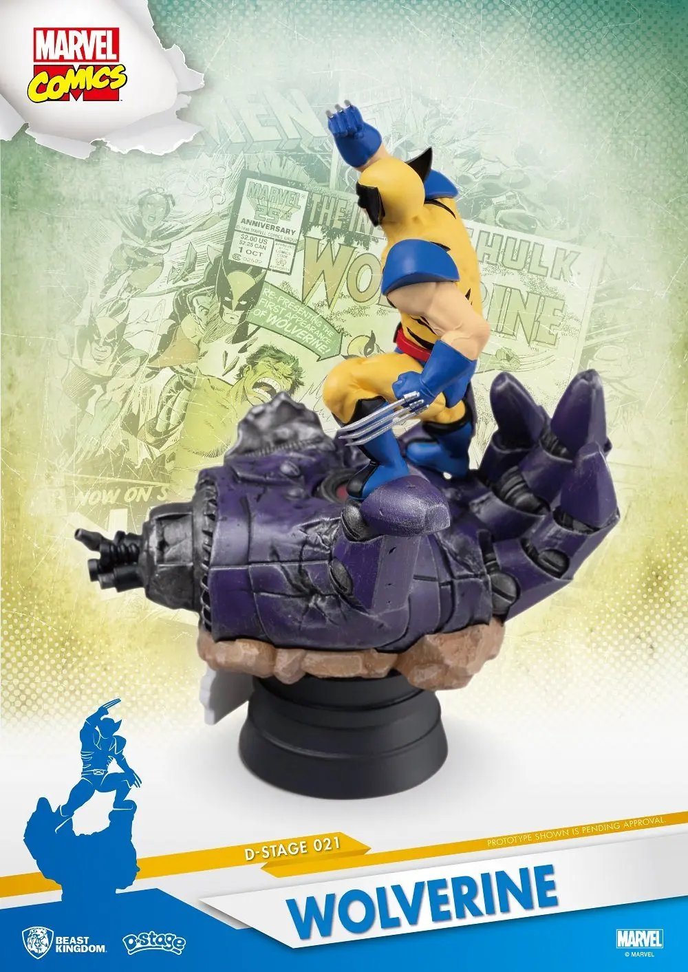 BEAST KINGDOM D-Stage Marvel Comics - Wolverine Collectible Ultra Tokyo Connection 