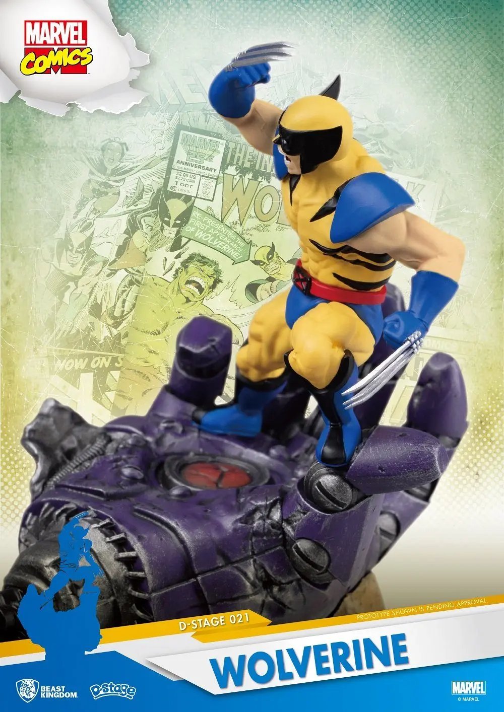 BEAST KINGDOM D-Stage Marvel Comics - Wolverine Collectible Ultra Tokyo Connection 