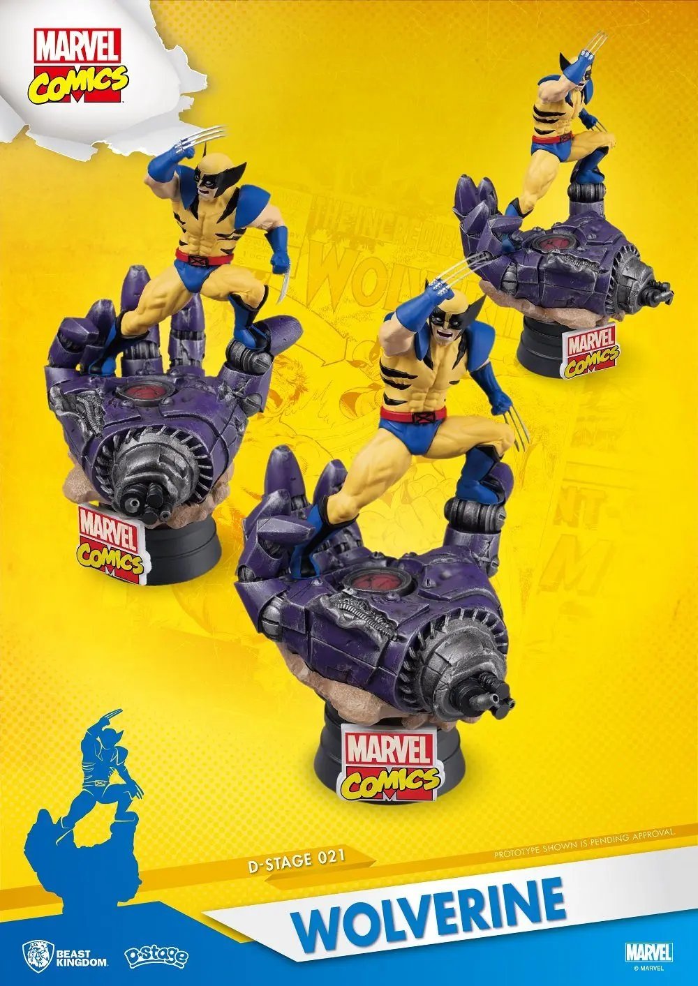 BEAST KINGDOM D-Stage Marvel Comics - Wolverine Collectible Ultra Tokyo Connection 